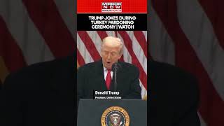 Us President Jokes During Turkey Pardoning Ceremony Video On Cam