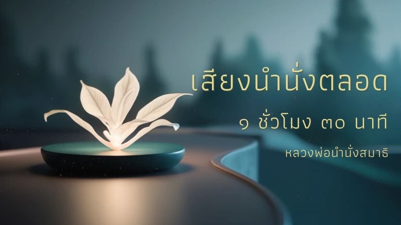 🧘🏼หลวงพ่อนำนั่งสมาธิตลอด ๑ ชั่วโมง ๓๐ นาที