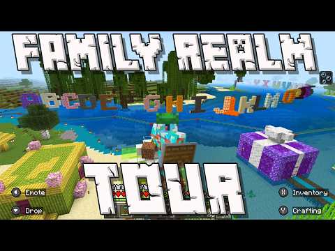 Family Minecraft Realm Tour (Switch2 Bedrock)