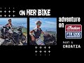 Girls adventure ride through Croatia on Indian FTR 1200. Motovlog 1