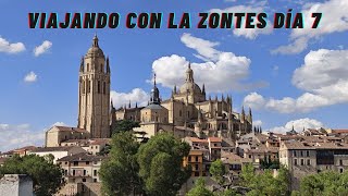 Viajando por España con la Zontes 368g Día 7 - Puebla de Sanabria - Coca - Segovia - Madrid
