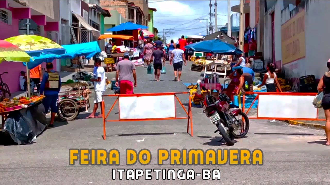 FEIRA LIVRE DO BAIRRO PRIMAVERA ITAPETINGA-BA