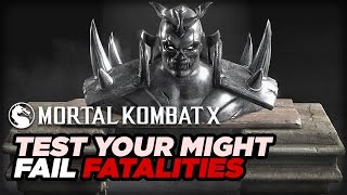 Fatality Fails in Test Your Might Mode - Mortal Kombat X screenshot 1