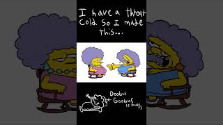 I have a sore throat so I made this... #simpsons #animation