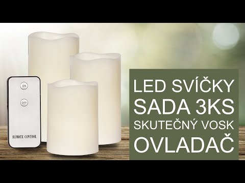 Video: LED Svíčky: Dekorativní Lustrové žárovky Ve Formě Svícnů A Blikání Ohně Ve Větru