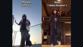 TWO- bbno$ | Left Right Dance Trend | K-POP Dance trend #babymonster #ahyeon #chiquita #ruka #kpop