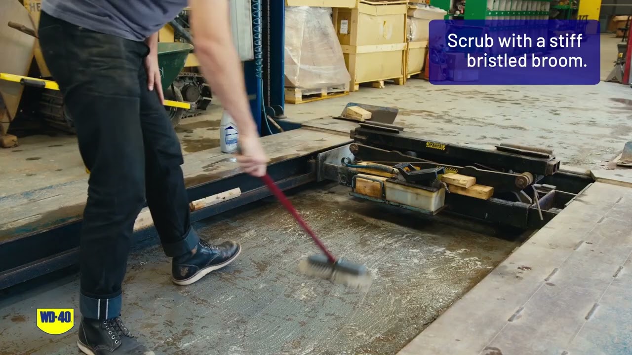 How To Remove Oil Spots From Concrete with WD-40 Specialist® Cleaner & Degreaser