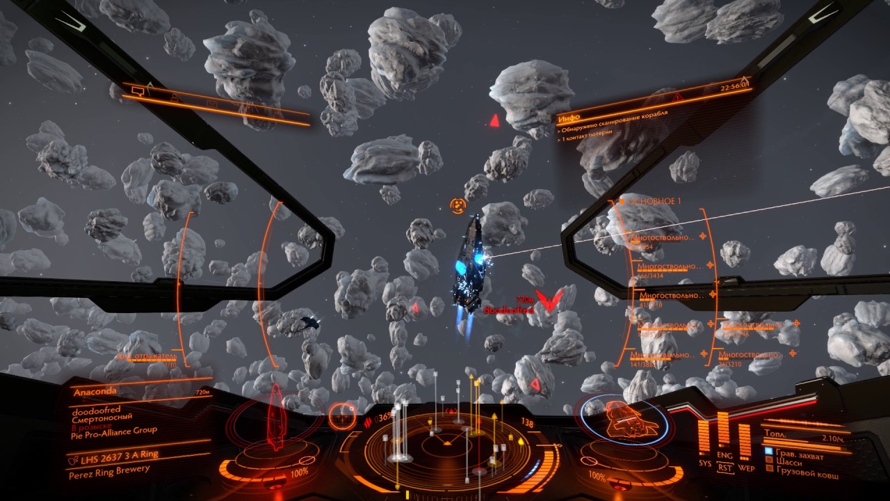 Elite Dangerous Federal Gunship + инженеры - YouTube