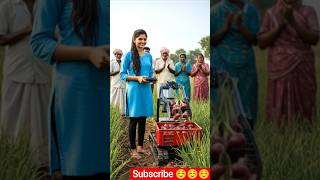 “Gaon Mein AI Robot 😲 | Pyaj Todne Wali Smart Machine🌰🌰🌰