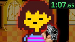 Speedrunning Undertale with a Gun