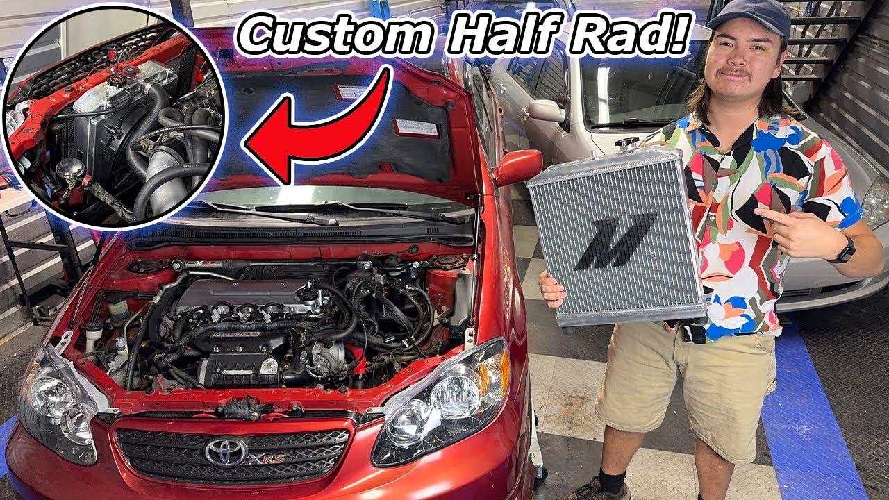 Индивидуальная установка радиатора для XRS с наддувом!