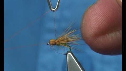 Tying a Small Bullet Head Caddis with Davie McPhail.