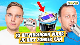 10 UITVINDINGEN WAAR JE NIET ZONDER KAN!