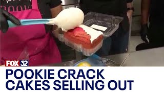 Customers at Pookie Crack Cakes will sometimes line up for hours before they open