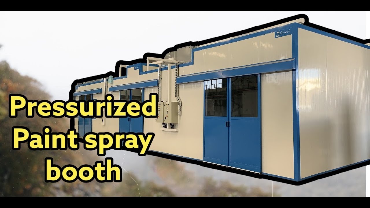 PRESSURIZED MANUAL SPRAY BOOTH SYSTEM YouTube
