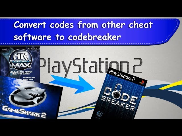 PS2 Codebreaker - find (and/or convert) codes from AR Max