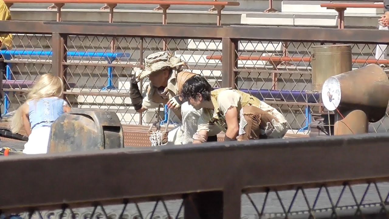 【アクシデント回】船が故障しショーが一時中断するも、再会後の国旗保安官のアドリブが神対応過ぎた【USJ】ウォーターワールド 2022.7.20(水)-