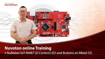 NuMaker-IoT-M487 (2) Control LED and Buttons on Mbed OS