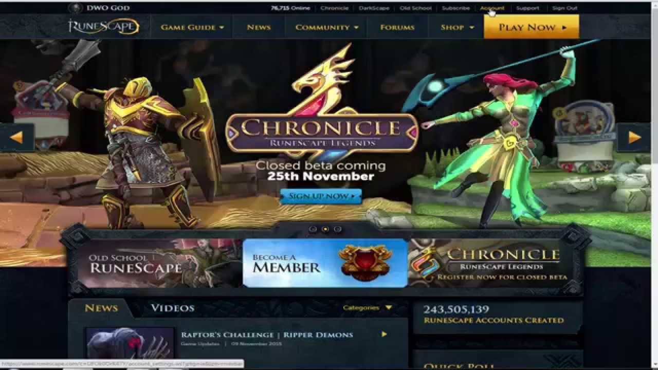 Runescape - How To Change Character's Name - YouTube