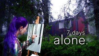 I Spent 7 Days in the Forest to Improve my Painting Skills