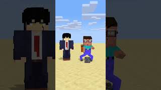 Help Herobrine To Power Up And Break Rock And Win Diamond 🥶 #minecraft #shorts #viralshort