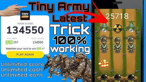 MX Player Tiny Army game hack trick || #maalik. || MX player auto win tiny army