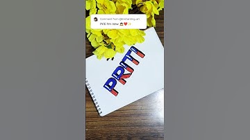 comment your name #calligraphy #nameart #ytshorts #shorts