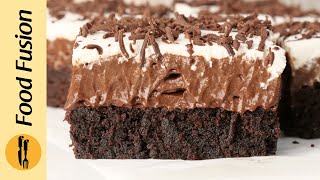 French Silk Brownie Recipe by Food Fusion