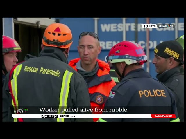 George Building Collapse | Worker retrieved alive from rubble class=