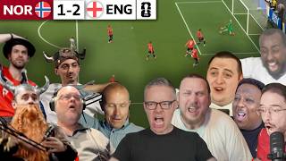 NORWAY FANS HEARTBROKEN 😭 ENGLAND FANS ERUPT After BELLINGHAM 93' EXTRA TIME WINNER! | REACTIONS