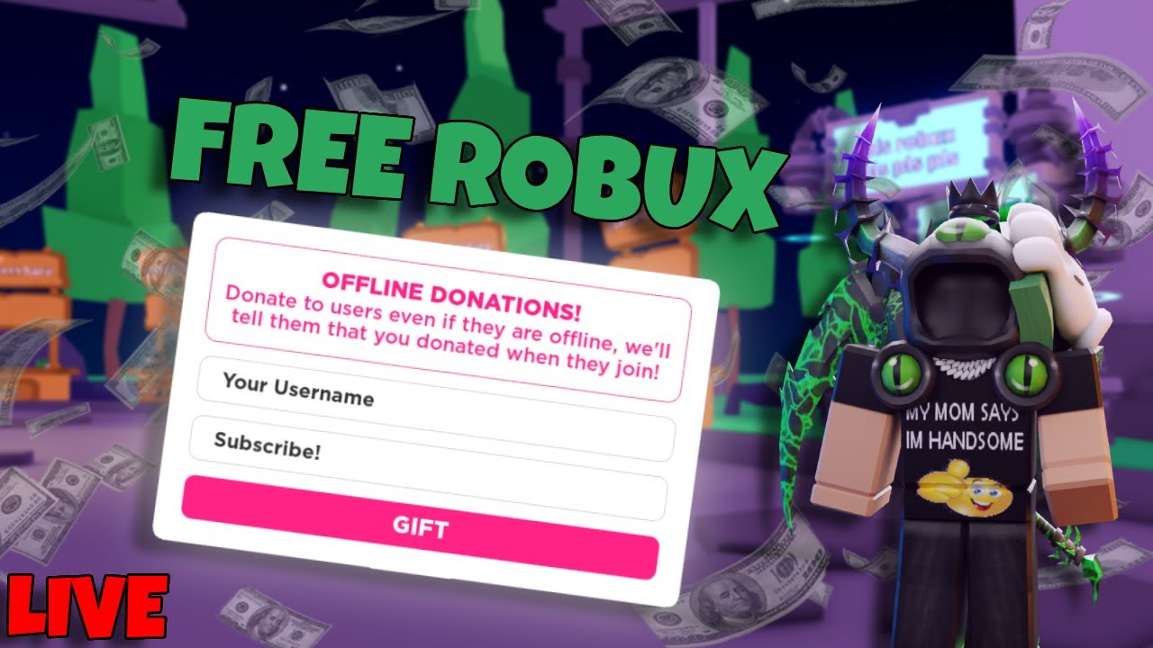 🔴LIVE🔴GIVING AWAY ROBUX TO SUBSCRIBERS IN PLS DONATE AND PLS BUY ME ...