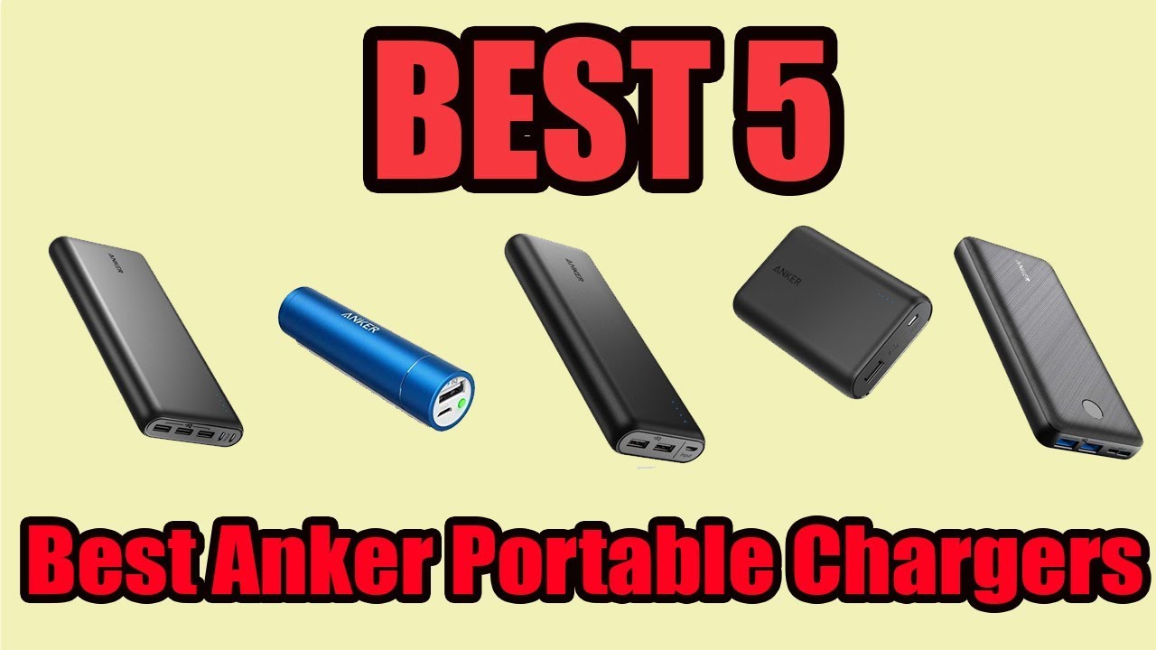 BEST ANKER PORTABLE CHARGERS2020 Amazon Touch & Take YouTube