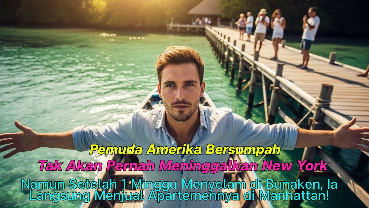 Pemuda Amerika BersumpahTak Akan Pernah Meninggalkan New YorkNamun Setelah 1 Minggu Menyelam.....