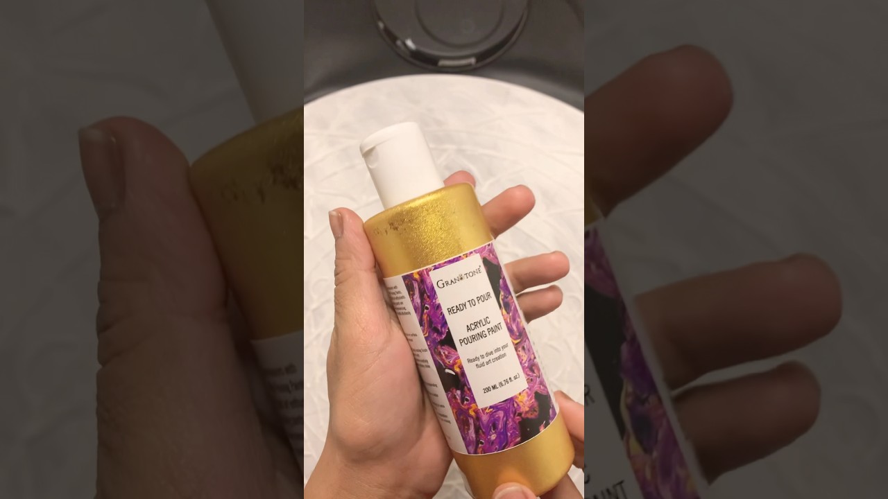 Pouring paint on lippan art 😱😱