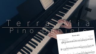 Terra Mia (Pino Daniele) [Piano Cover + Sheet Music] - Carmine De Martino