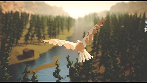 Low Poly Bird: Falcon (Stylized Character for Unreal Engine & Unity)