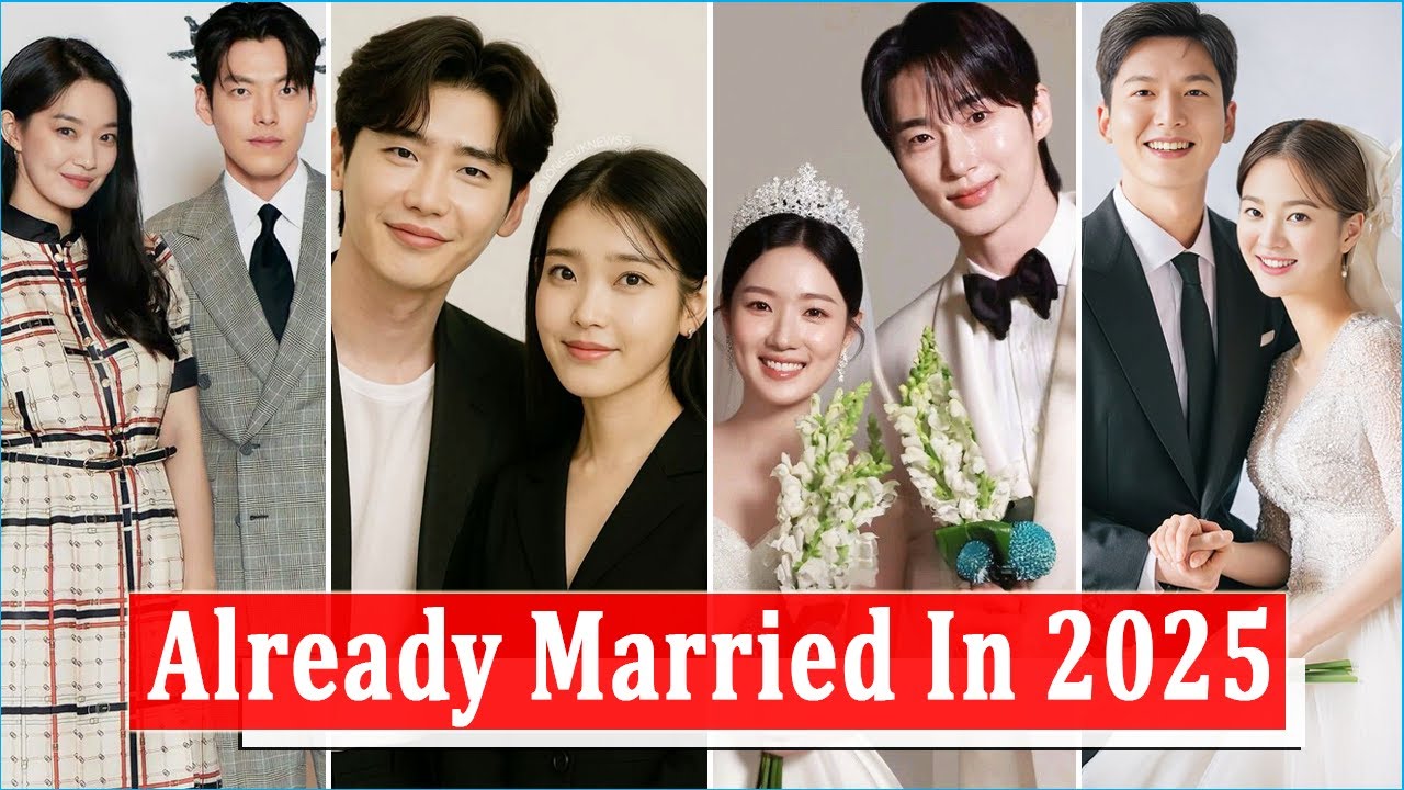 Top 10 Korean Couples Who Already Married In 2025 -Lee Min Ho, Ji Chang Wook & Lee Jong Suk