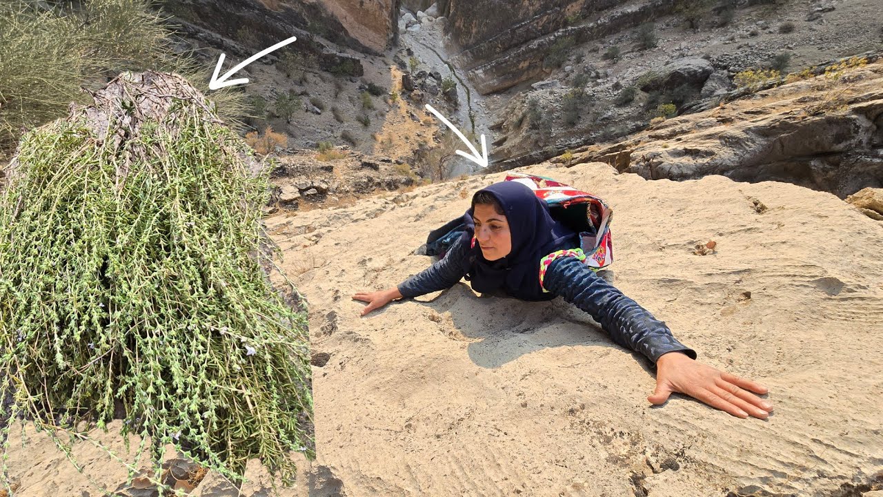 300🤯 meters from death / A woman from the mountains 🌿🏔️ 