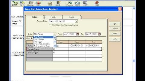 4.0-8 Vendor Reports