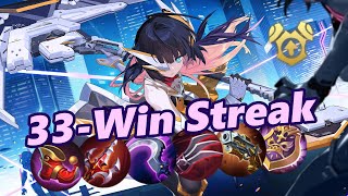 Ruby Jungle!! | 33-Win Streak Match | Build Top 1 Global Ruby | Mobile Legends
