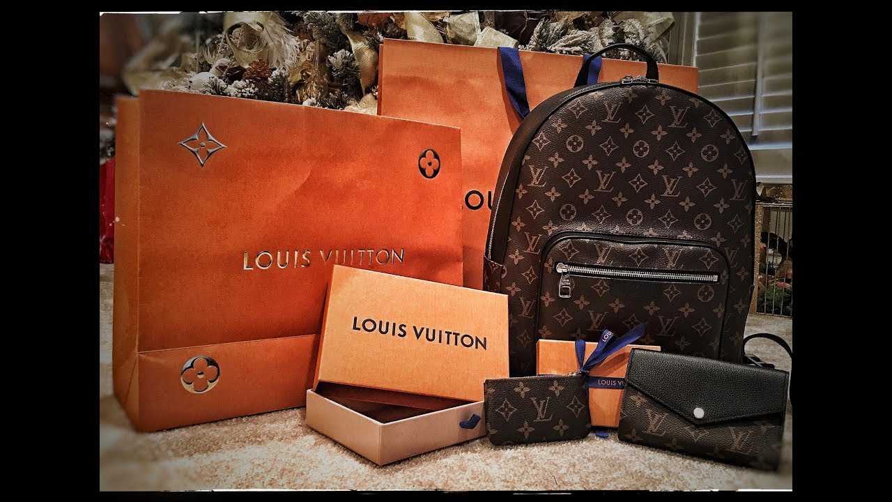 Louis Vuitton Unboxing - Josh Backpack Monogram Canvas Macassar