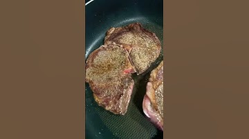 Thumbnail of ASMR | FRIED STEAK | SATISFYING FRYING SOUNDS
