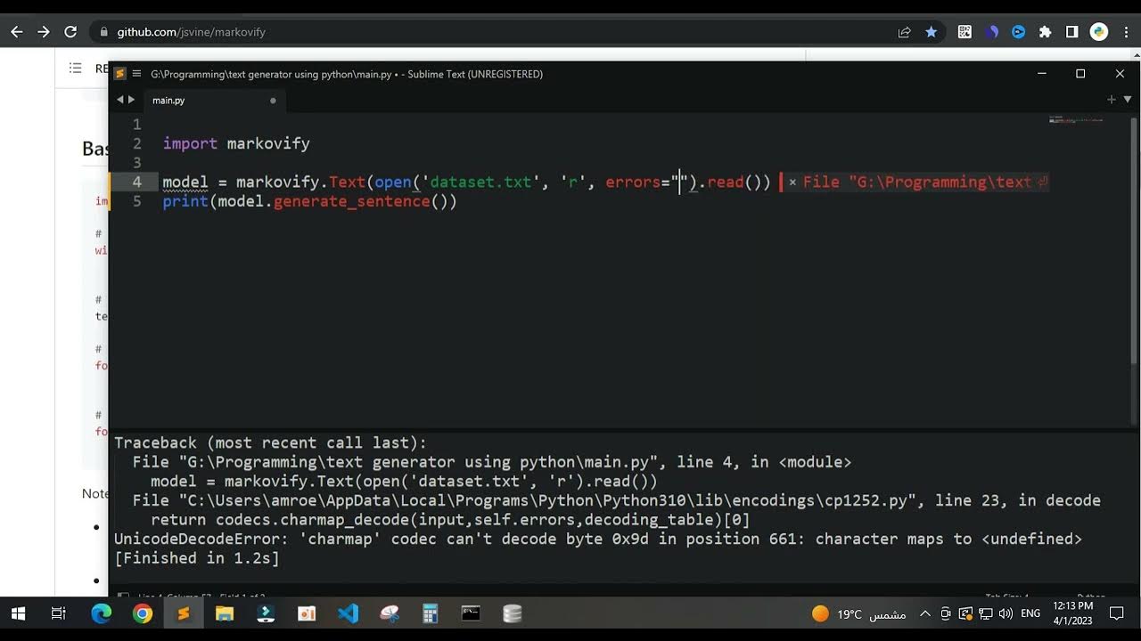 generate text in python and Markovify withot any api - YouTube