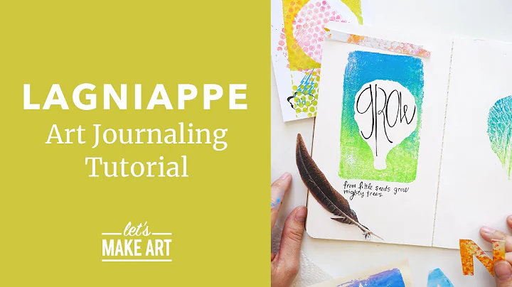 Lagniappe June Bonus Tutorial | Art Journaling wit...
