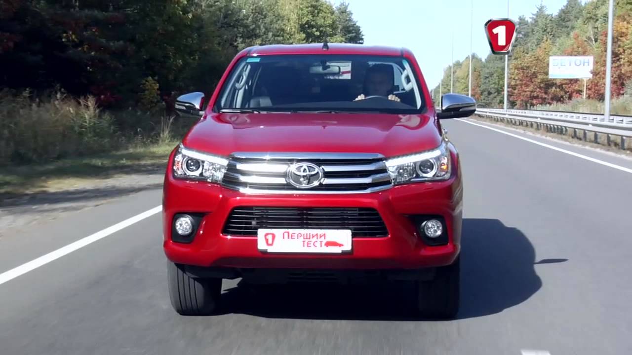 Тест драйв toyota