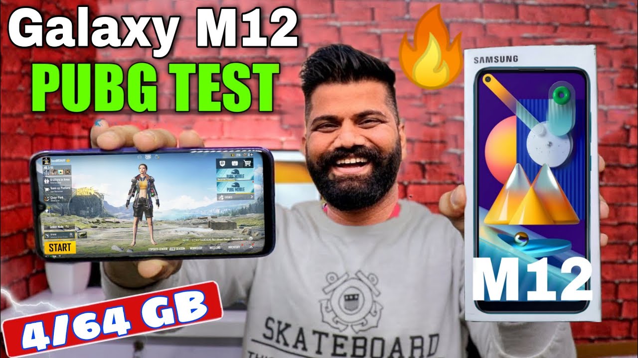 Samsung Galaxy M12 Unboxing 🔥| Samsung galaxy M12 Pubg Test & Samsung
