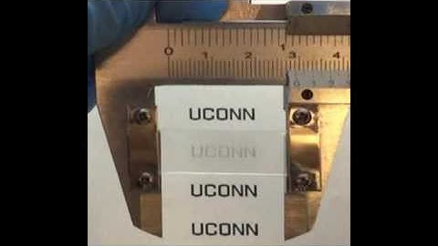 Amazing Material Reveals Text when Stretched
