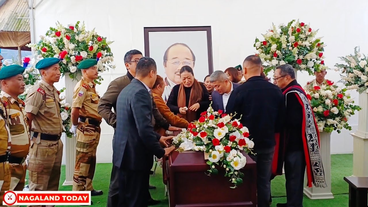 State Funeral of Late Imkong L. Imchen Held in Kohima | Nagaland Bids Farewell to Veteran Leader