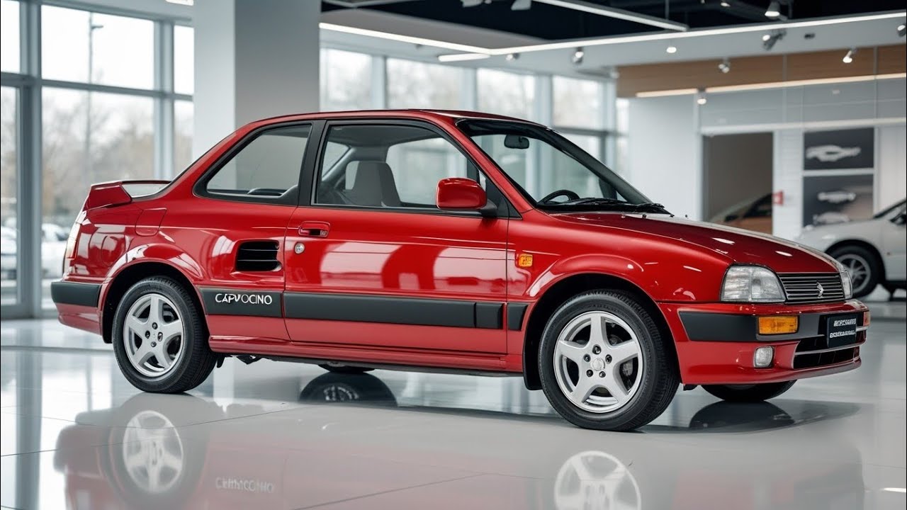 1998 Suzuki Cappuccino Red | The Legend of the 90s JDM Kei Sports