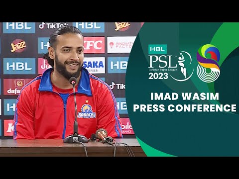 Karachi Kings Captain Imad Wasim Press Conference | HBL PSL 8